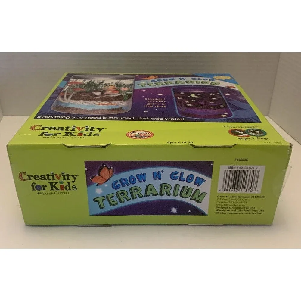 Creativity for Kids Grow 'N Glow Terrarium Kit for Kids - Science Activities